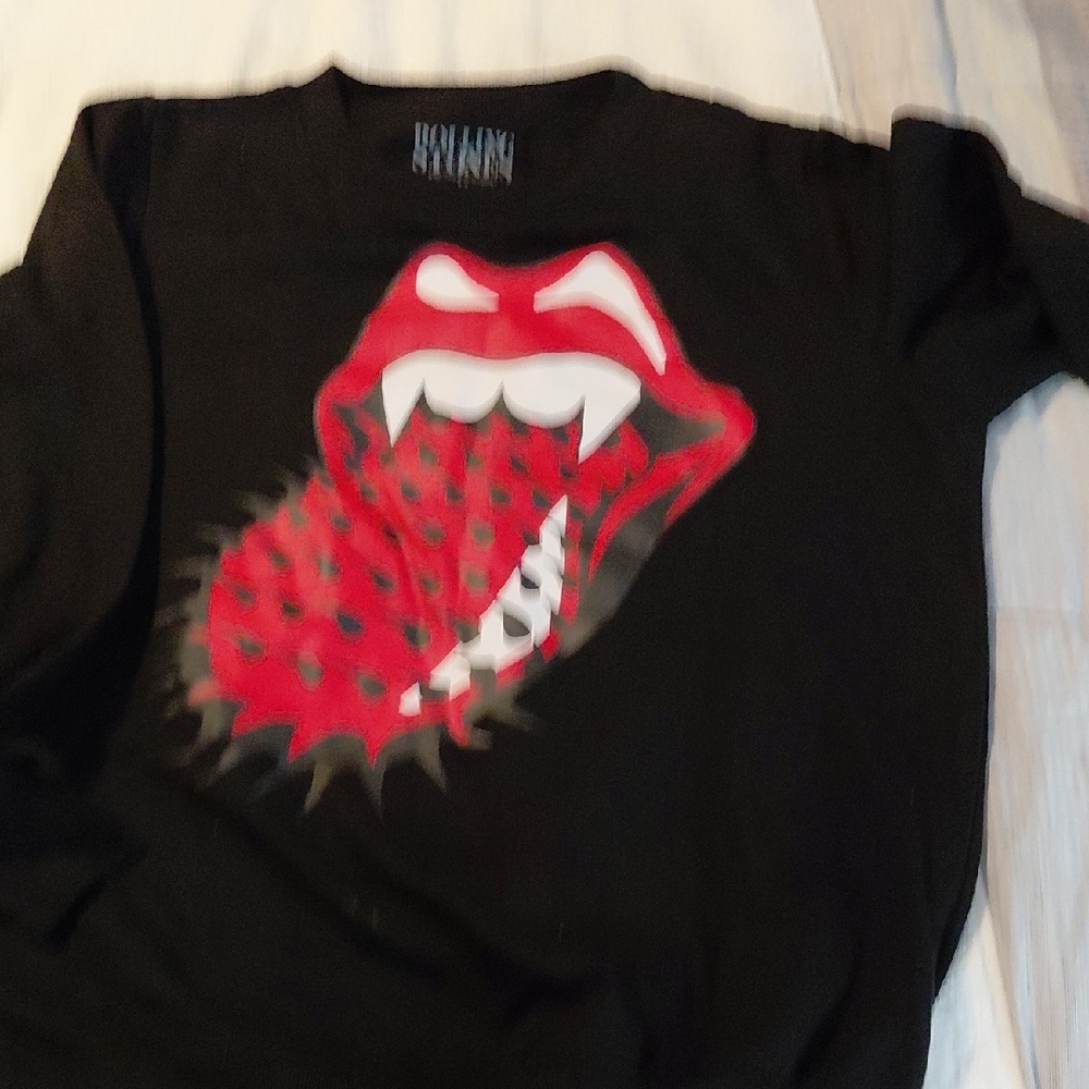 The Rolling Stones Black and Red Sweatshirt